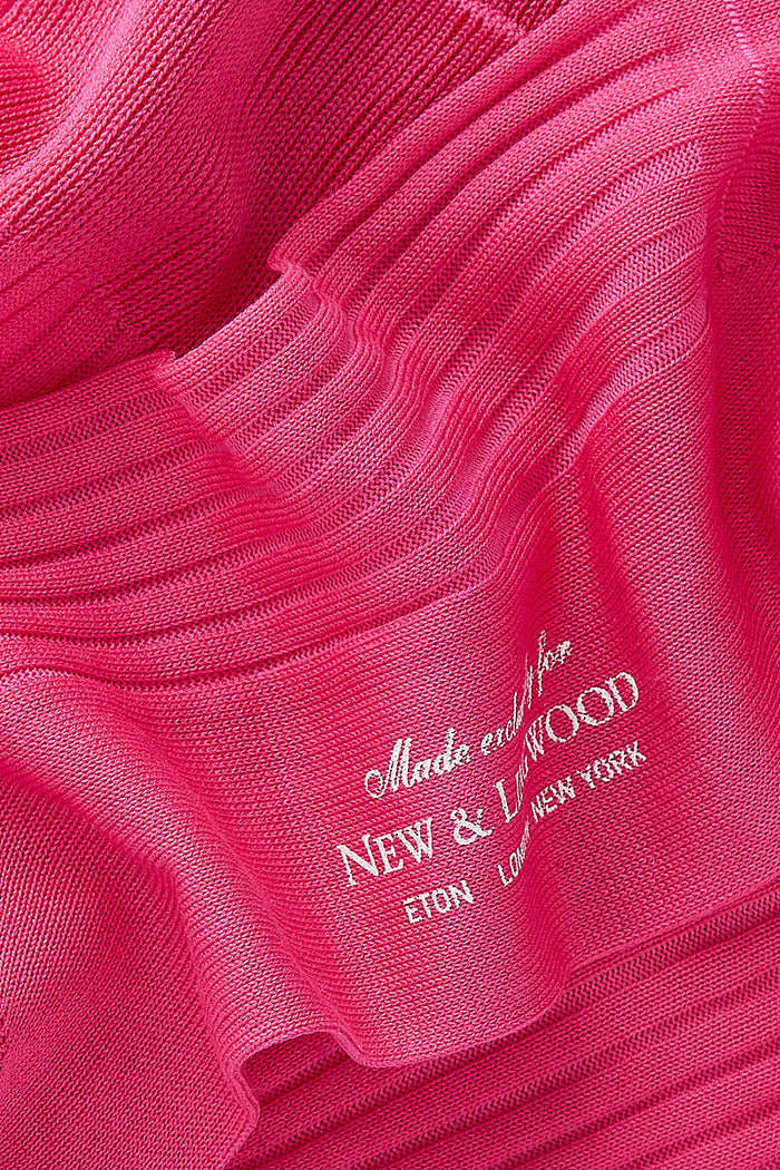 Pink Long Cotton Socks