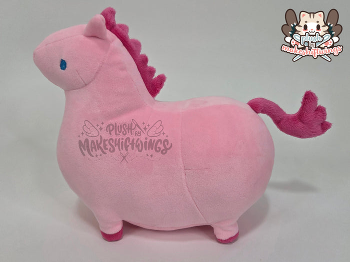 Pink party honse plush