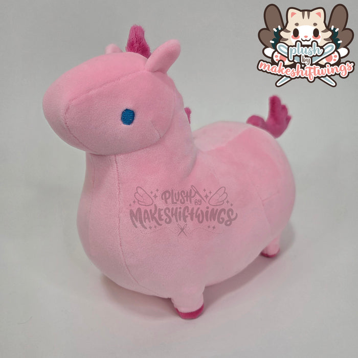 Pink party honse plush