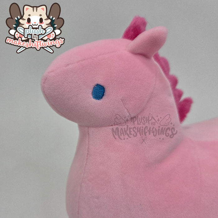 Pink party honse plush