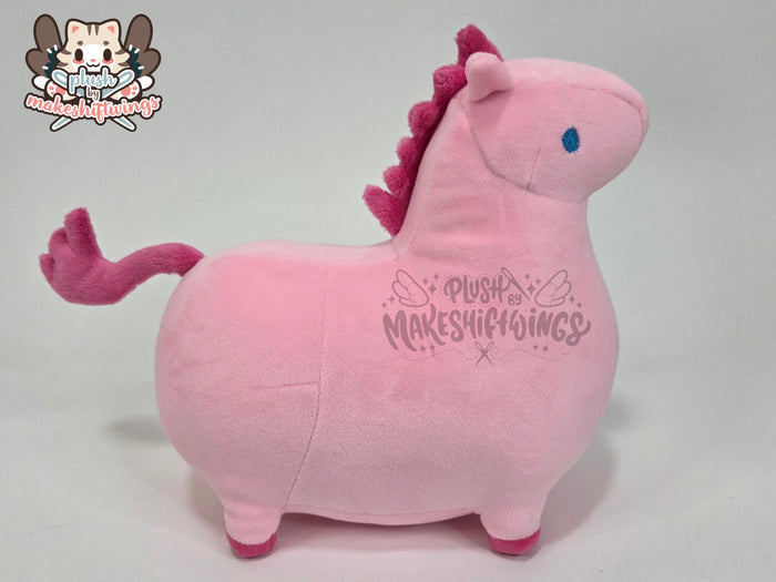 Pink party honse plush