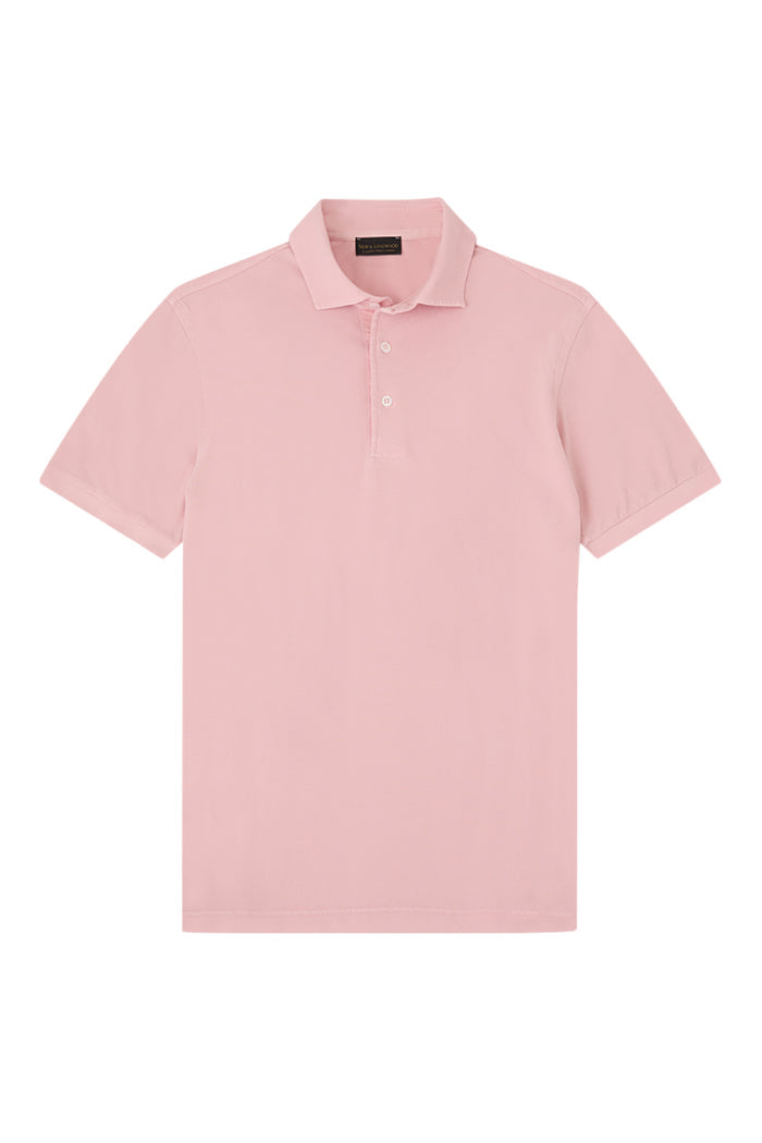 Pink Short Sleeve Polo Shirt