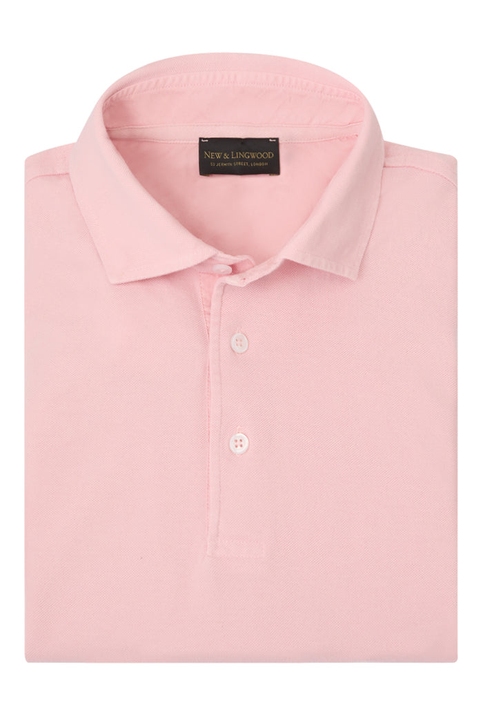 Pink Short Sleeve Polo Shirt
