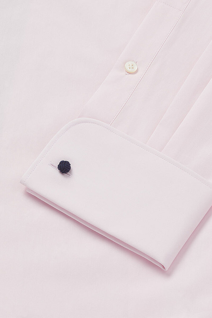 Pink St James' Collar Classic Fit Double Cuff Poplin Shirt