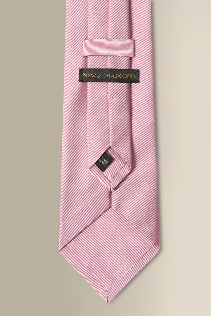 Pink Woven Silk Tie