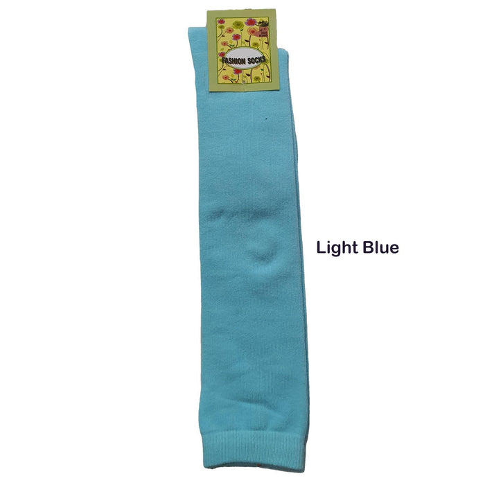 Plain Cotton Knee High Socks - Kawata House of Socks