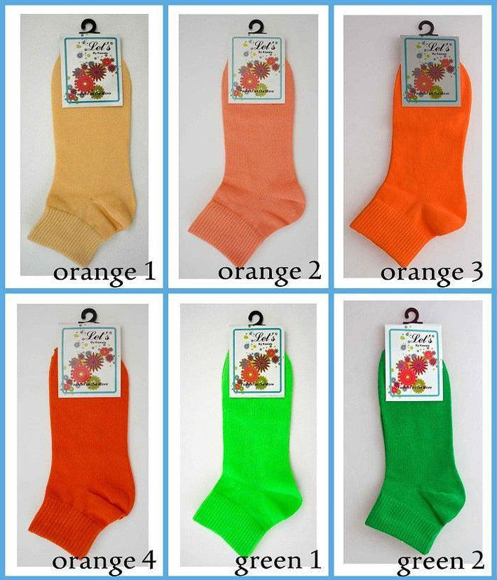 Playful Quarter Thin Socks - Kawata House of Socks