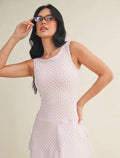 Polka Dot Athletic Mini Dress