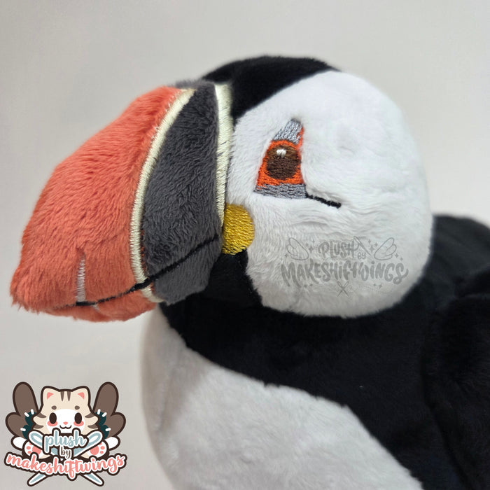 Puffin plush (minky beak)