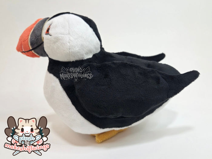 Puffin plush (minky beak)