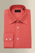 Raspberry Linen Salcombe Shirt