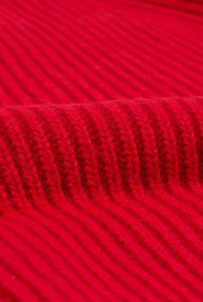 Red Cashmere Beanie