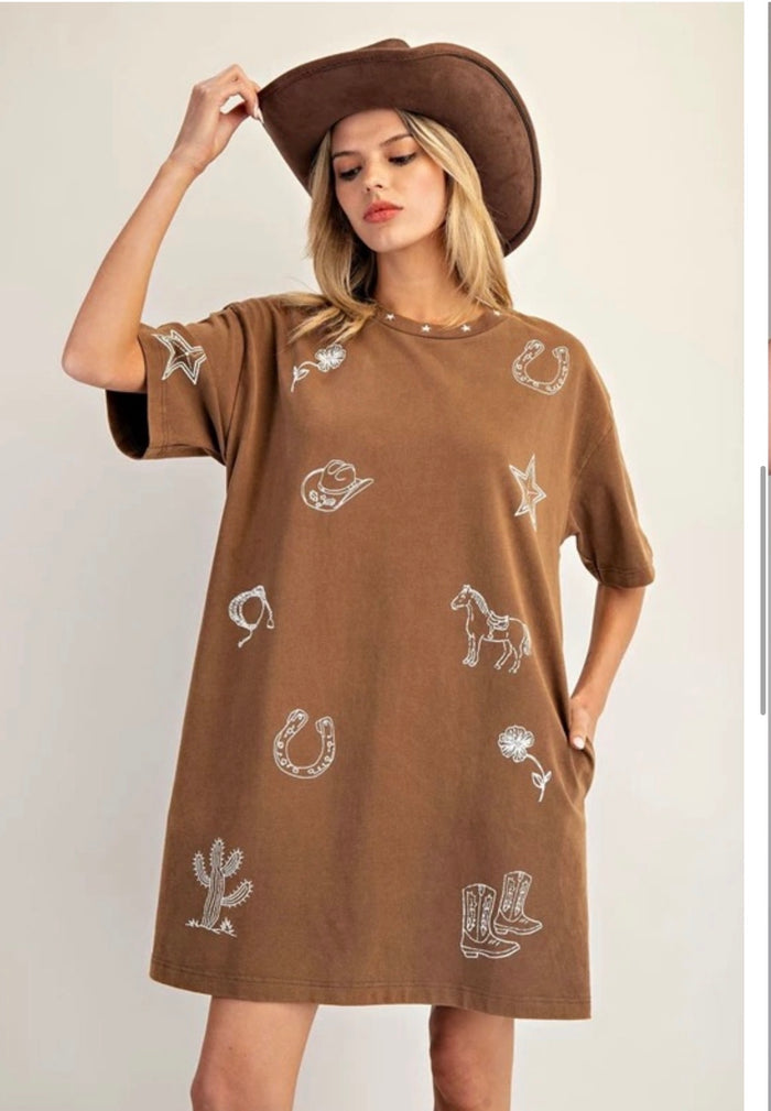 Rodeo T-shirt Dress