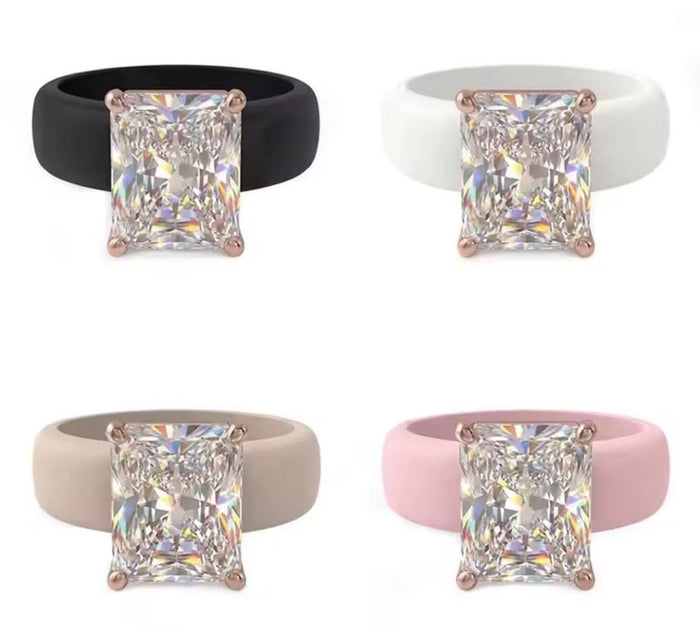 Rubber Diamond Ring
