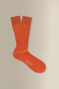 Rust Mid Calf Cotton Socks