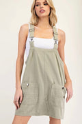 Sage Overall Mini Dress