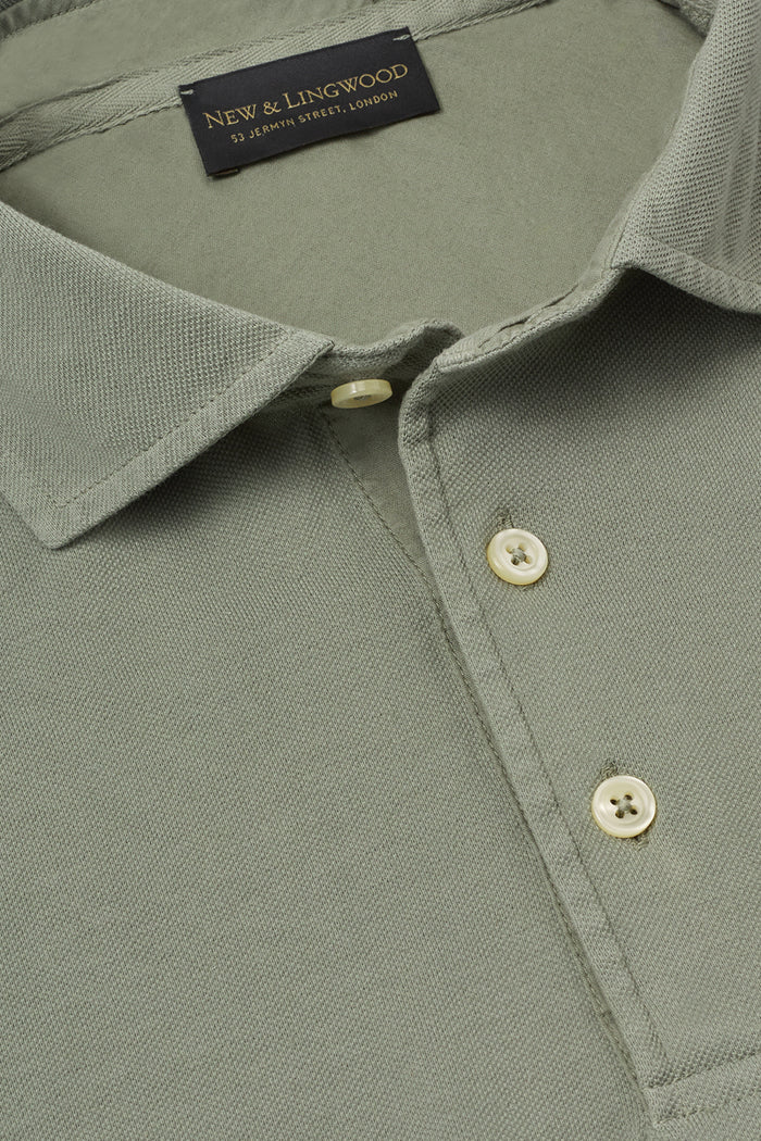 Sage Short Sleeve Polo Shirt