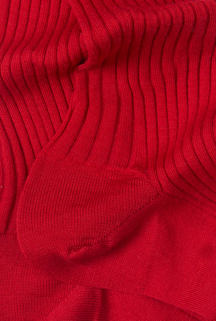 Scarlet Long Lightweight Wool Socks