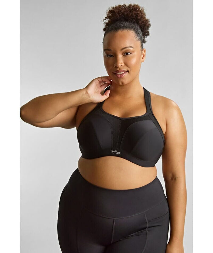 Sculptresse Activate Non Padded Underwired Sports Bra - Black Bras