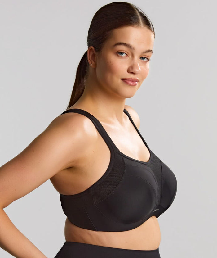 Sculptresse Activate Non Padded Underwired Sports Bra - Black