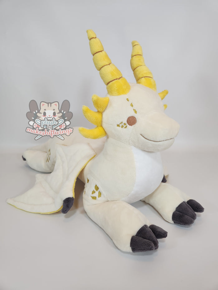 SEWING PATTERN - 2+ ft. Floppy Dragon Plush