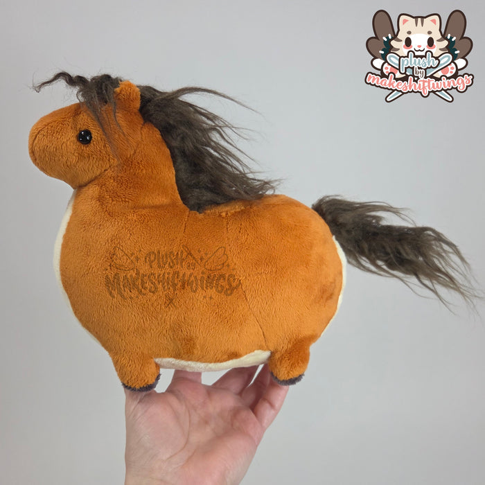 SEWING PATTERN - Chubby horse plush