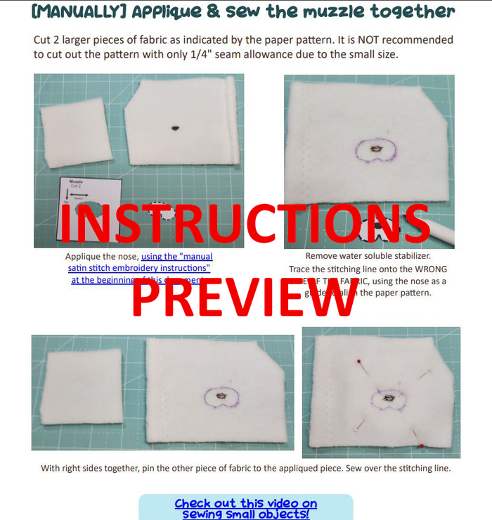 SEWING PATTERN - Dessert Seals