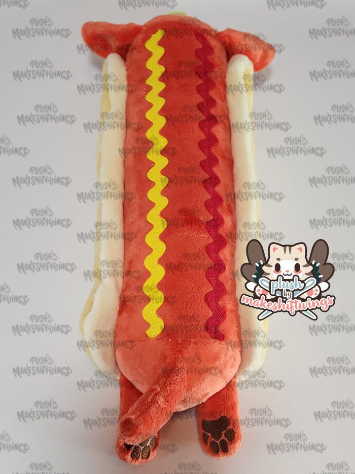 SEWING PATTERN - Hot Dog Dog Plush