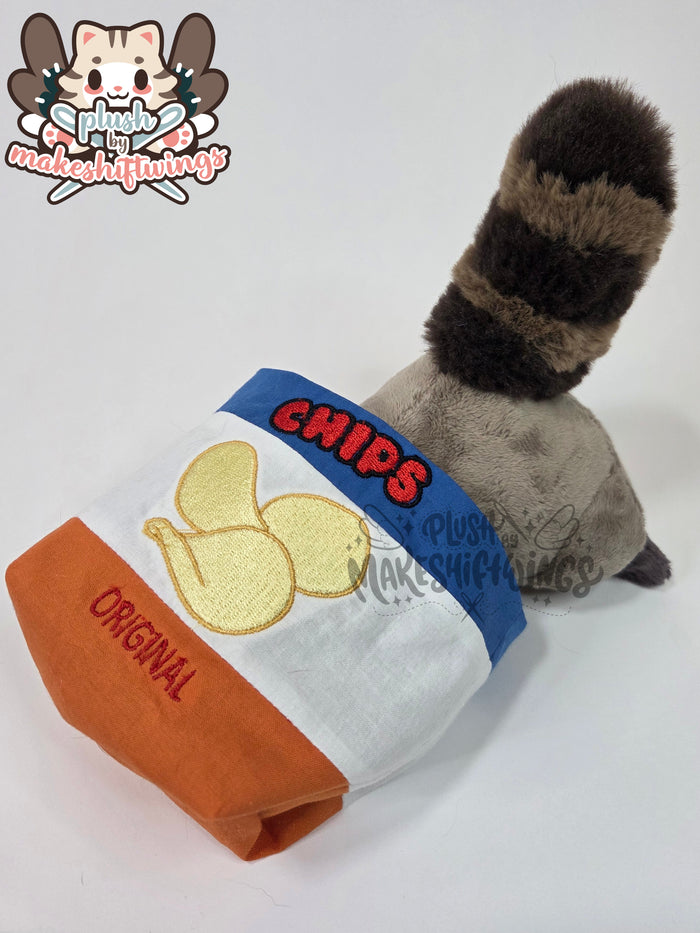 SEWING PATTERN - Raccoon in a chip bag