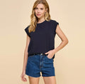 Short Sleeve Solid Top
