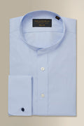 Sky Classic Fit Neckband Poplin Shirt