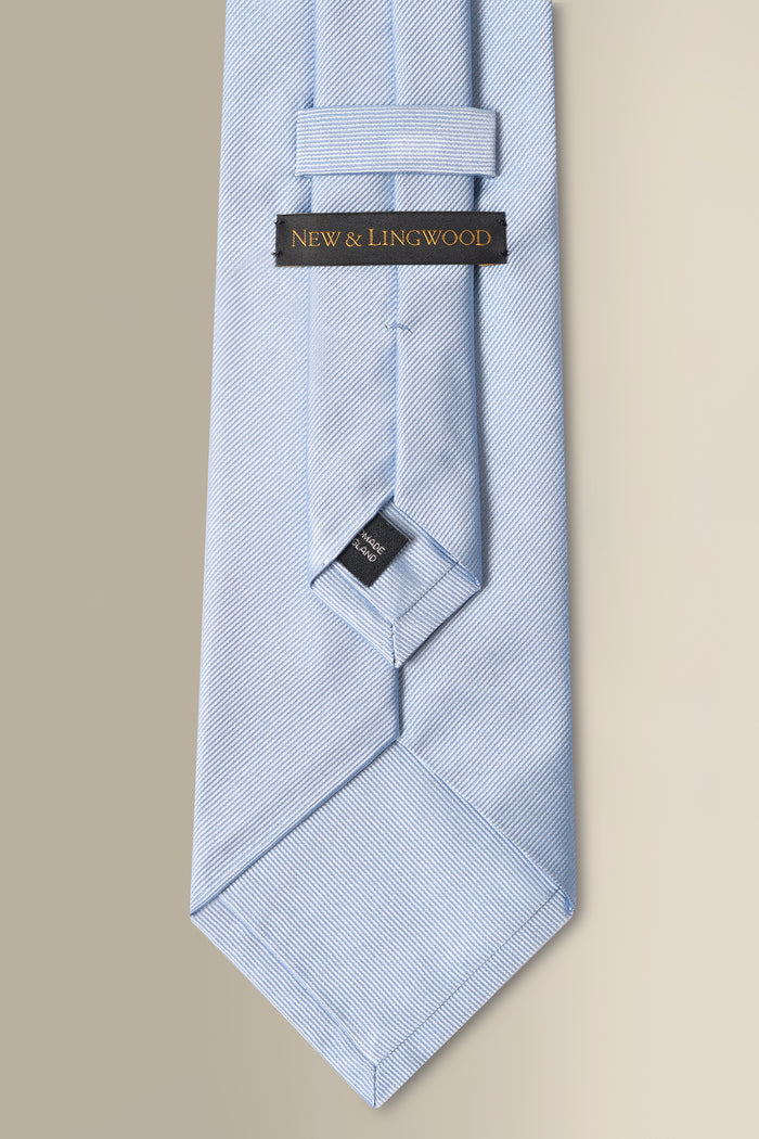 Sky Woven Silk Tie
