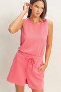 Sleeveless romper