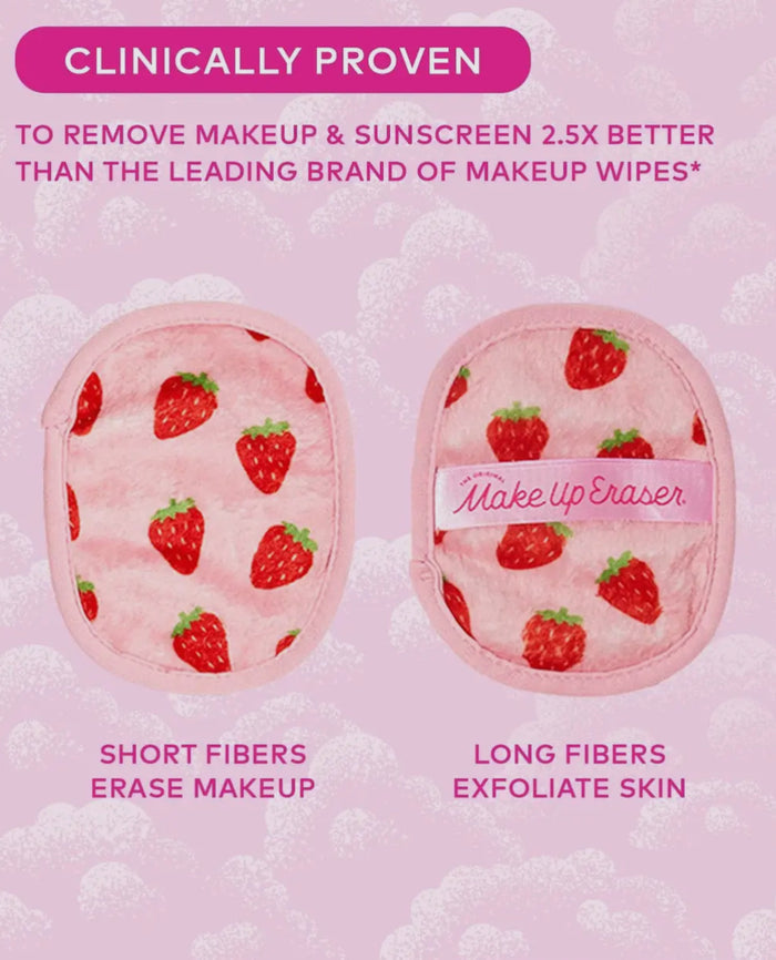Strawberry Fields 7 Day MakeUp Eraser Set