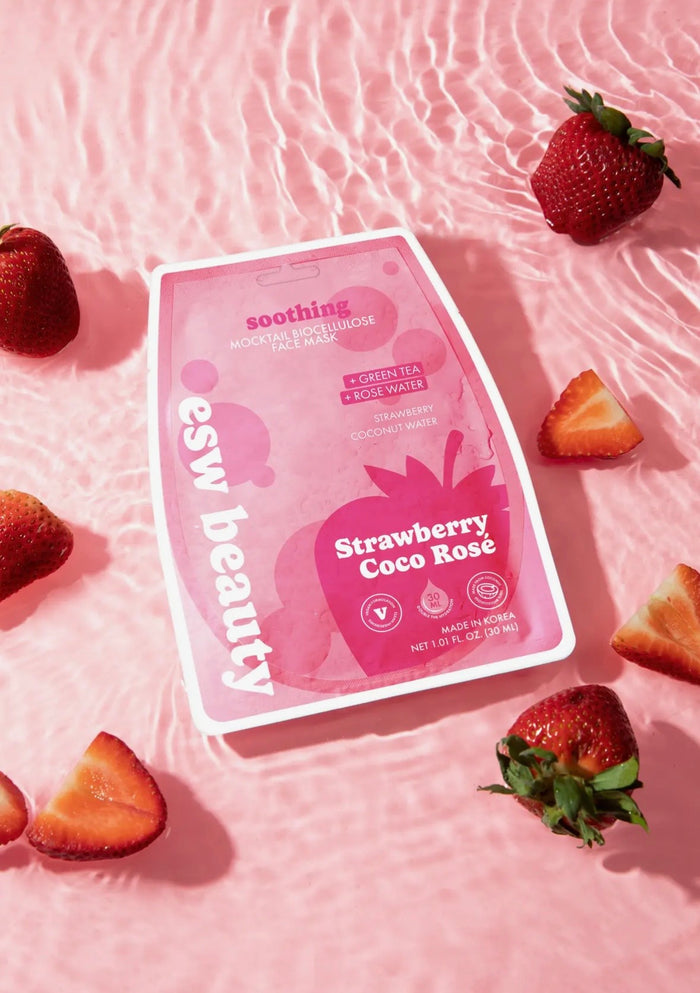 Strawberry Rose Mocktail Mask