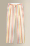 Stripe Drawstring Madras Trousers