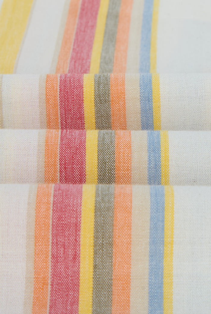 Stripe Drawstring Madras Trousers