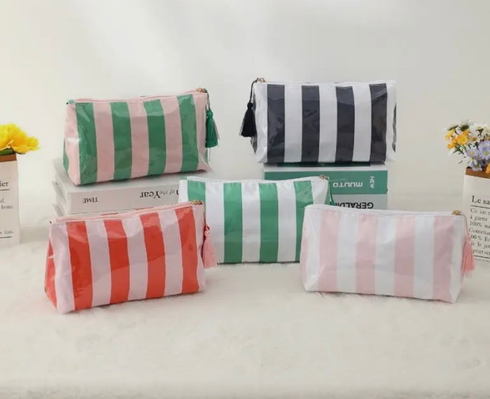 Stripe Travel Pouch