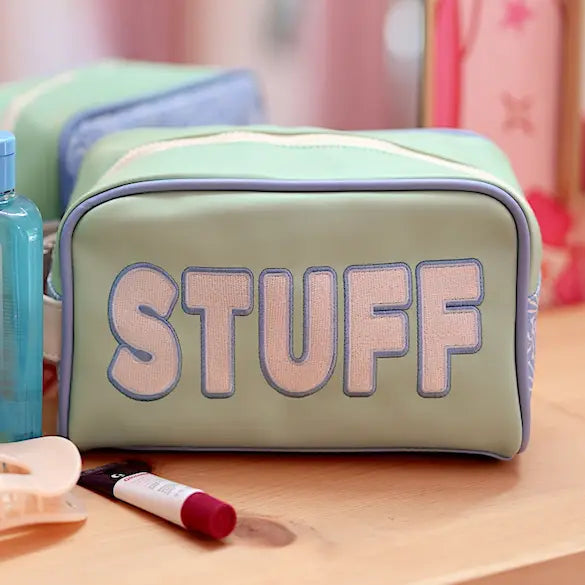 STUFF Cosmetic Bag – Embroidered