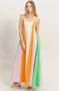 Summer Stripe Flaire Maxi