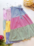 Sunny Stripes Tiered Skirt