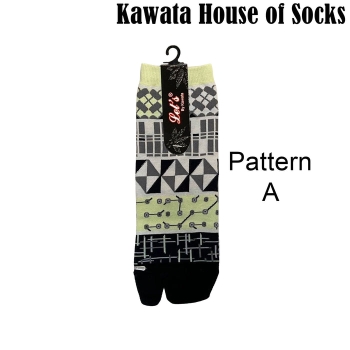 Tabi Two-Toes Socks with Patterns