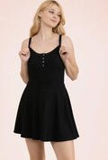 Textured Knit Active Dress