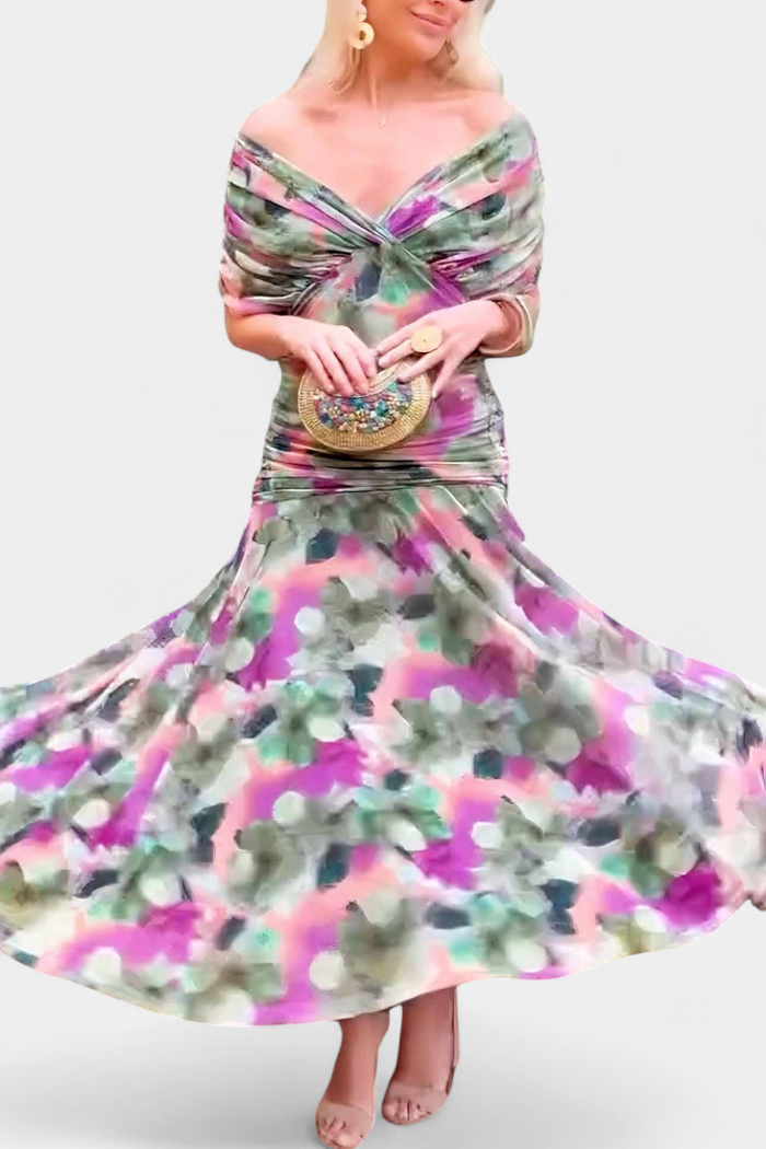 The Eryzziah – Women's Floral Occasion Dress | Huna