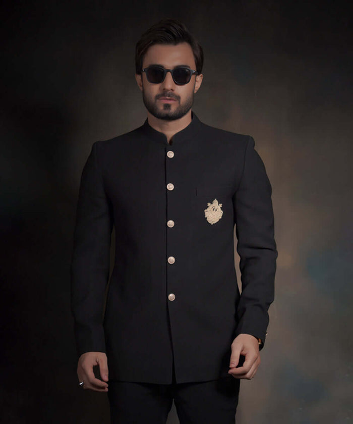 The Rockstar | Jet black Prince jacket