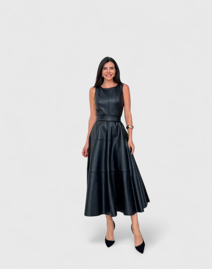 The Rylie – Women's Elegant Midi Dress | Huna