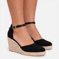 The Sienna – Women's Wedge Sandals with Ankle Strap | Huna