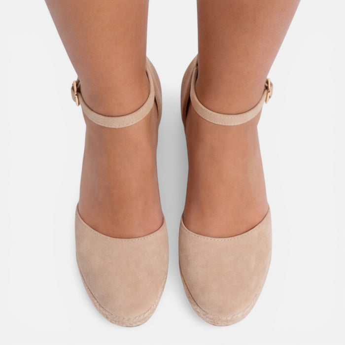 The Sienna – Women's Wedge Sandals with Ankle Strap | Huna