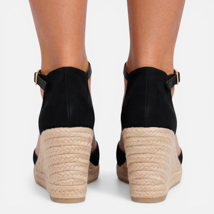 The Sienna – Women's Wedge Sandals with Ankle Strap | Huna