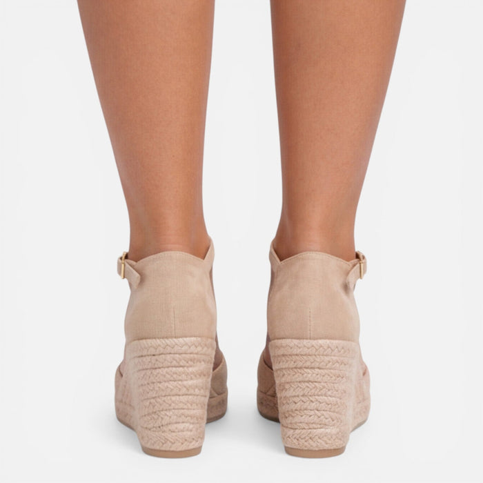 The Sienna – Women's Wedge Sandals with Ankle Strap | Huna